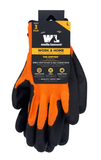 Wells Lamont 559LF Ultimate Gripper PU-Coated Work Gloves, 3 Pair, Large