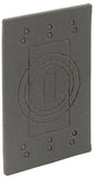 Commercial Electric WGS100 Weatherproof Replacement Gaskets 1 Gang Black