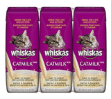 Whiskas 10090505 CATMILK PLUS Milk Drink for Cats and Kittens 6.75oz., Pack of 3