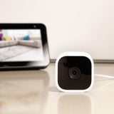 Mini Indoor Wired 1080p Wi-Fi Security Camera in White