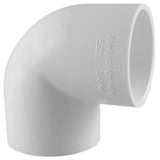 2 in. PVC Schedule. 40 90-Degree S x S Elbow Fitting