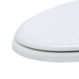 Lift-Off Elongated Closed Front Toilet Seat in White