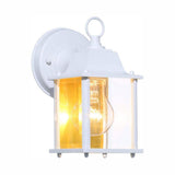 8.5 in. White Decorative Outdoor Coach Lantern
