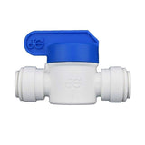 3/8 in. O.D. x 3/8 in. O.D. NPTF Polypropylene Push-to-Connect Valve Fitting
