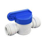 3/8 in. O.D. x 3/8 in. O.D. NPTF Polypropylene Push-to-Connect Valve Fitting