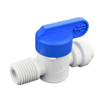 1/4 in. O.D. x 1/4 in. MIP NPTF Polypropylene Push-to-Connect Valve Fitting