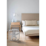 20 in. 3 Speed White Box Fan with Save-Smart Technology for Energy Efficiency