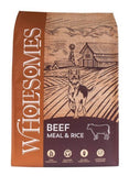 Wholesomes 2100089 Beef Meal and Rice Recipe Adult Dry Dog Food 40 lb. Bag