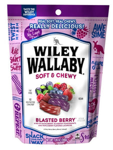 Wiley Wallaby 121304 Gourmet Blasted Berry Licorice Soft & Chewy 7.05 oz.