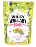 Wiley Wallaby 220649 Sourrageous Drops Sour Licorice with Candy Shell 6 oz.