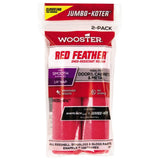 4-1/2 in. Jumbo-Koter Red Feather Velour Roller (2-Pack)