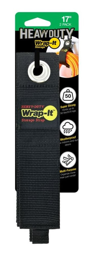 Wrap-It 102-40BX Heavy-Duty Storage Straps 17 inch, 2-Pack