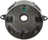 Commercial Electric WRB550B Round Weatherproof Box 1/2 in. Bronze 5-Holes 4 in.