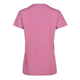 Blue Mountain YKL-9072 Women Short Sleeve V-Neck T-Shirt Chateau Rose Heather S