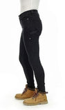 Ridgecut YLB-4045 Women's Flex Denim 5-Pocket Skinny Jeans, Black, Size 16