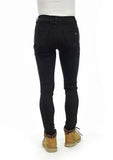 Ridgecut YLB-4045 Women's Flex Denim 5-Pocket Skinny Jeans, Black, Size 16