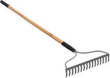 GroundWork YN-R002-16-5L Carbon steel 16-Tine Welded Bow Rake 16 Inch