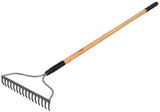 GroundWork YN-R002-16-5L Carbon steel 16-Tine Welded Bow Rake 16 Inch
