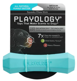 Playology 3000876 All Natural Peanut Butter Scented Squeaky Dog Chew Stick