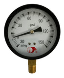 Generic 005499A Gauge 3-1/2" 30"-150 PSI