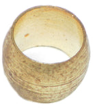 Big A 3-66040 1/4" Outside Diameter, Brass Compression Sleeve Lot Of 7 Pcs