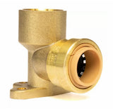 ProBite LF813DR Drop Ear 90° Elbow Fitting 0.5" Push-Connect x FNPT Female Brass
