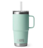 YETI 21071501803 Rambler 25 oz Straw Mug Insulated Stainless Steel, Seafoam