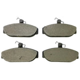 Beck/Arnley 087-1259 Semi Metallic Silver Supreme Brake Pads