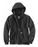 Carhartt Men's Rain Defender Rockland Quilt-Lined Full-Zip Hooded Sweatshirt