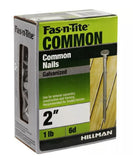 Hillman Fasteners 461279 2 in. 6D Galvanized Common Nail