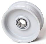 Phoenix 31325100 Heavy-Duty Steel Flat Idler Pulley - 5/8 in. Bore, 3-1/2 in. OD