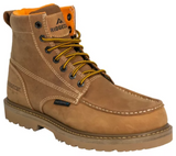 Ridgecut Moc Toe Work Boots, Light Brown, Size 10.5W