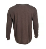 Blue Mountain YMK-1072 Men's Long-Sleeve Jersey Crew T-Shirt, Delicioso, Medium