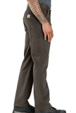 Carhartt B324-ARG Men's High-Rise Twill Utility Work Pants, Dark Coffee, S32X34