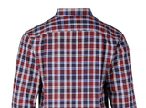 Blue Mountain FMW23-11031 Men's Long Sleeve Oxford Shirt/Red Plaid/XLT