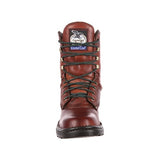 Georgia Boot G8083 Men's Eagle Light Lace-Up Work Boots, 8 in., Russet Wildwood,  9 M