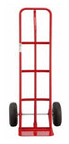 JobSmart Red Steel Construction 600 lb. Capacity 2 Pneumatic Wheels Hand Truck