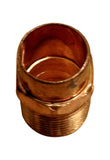 Elkhart 104 Copper  3/4" Male Adapter - Thread to Solder  O.D Size 7/8" x 3/4"