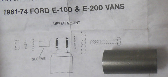 ACDelco 141137 Sleeve 1961-74 Ford E100 E200 Van Upper mount  Free Shipping