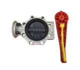 Praher 125863A Butterfly Valve 6" DN150 PVC Gray