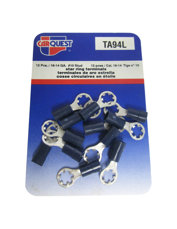 Carquest TA-94L TA94L 16-14 Gauge Star Ring Terminals Brand New! Ready to Ship!