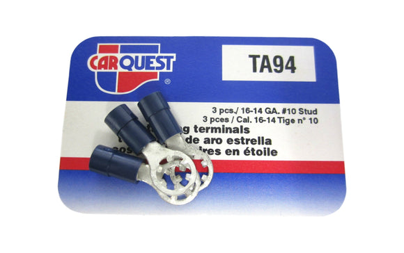 Carquest TA94 TA 94 16-14 Gauge Star Ring Terminals Brand New!