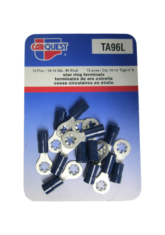 Carquest TA96L TA 96L 16-14 Gauge Star Ring Terminals Brand New!