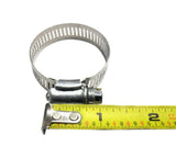 Stainless Steel Hose Clamp 2-6/32", 1-3/4", 1/2"