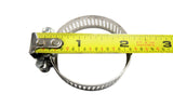 Stainless Steel Hose Clamp 2-6/32", 1-3/4", 1/2"