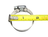 Stainless Steel Hose Clamp 2-6/32", 1-3/4", 1/2"