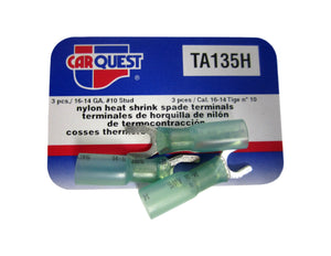 Carquest TA135H TA 135H 16-14 Gauge Heat Shrink SpadeTerminals Brand New!