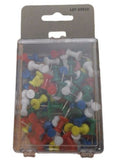 Box of (100) Legacy 60920 Assorted Push Pins 3/8" Steel Point 1/2" Heads