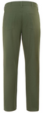 Blue Mountain Relaxed Fit Mid-Rise 5-Pocket Canvas Pants , Thyme, Size 44x32