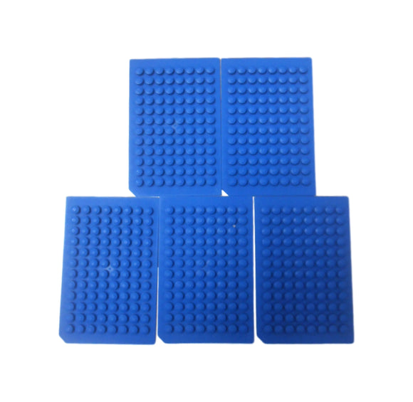 Pack of (5) Sun-Sri 502 470 Webseal Mat Blue 96 Round SLT Dome Shape PTFE Coated